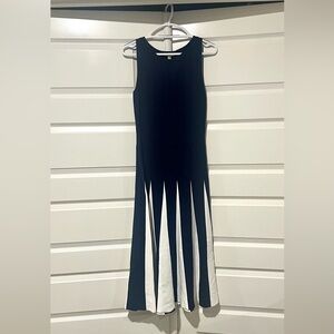 Eva Mendes for NY&Co Navy and White Sleeveless Dress